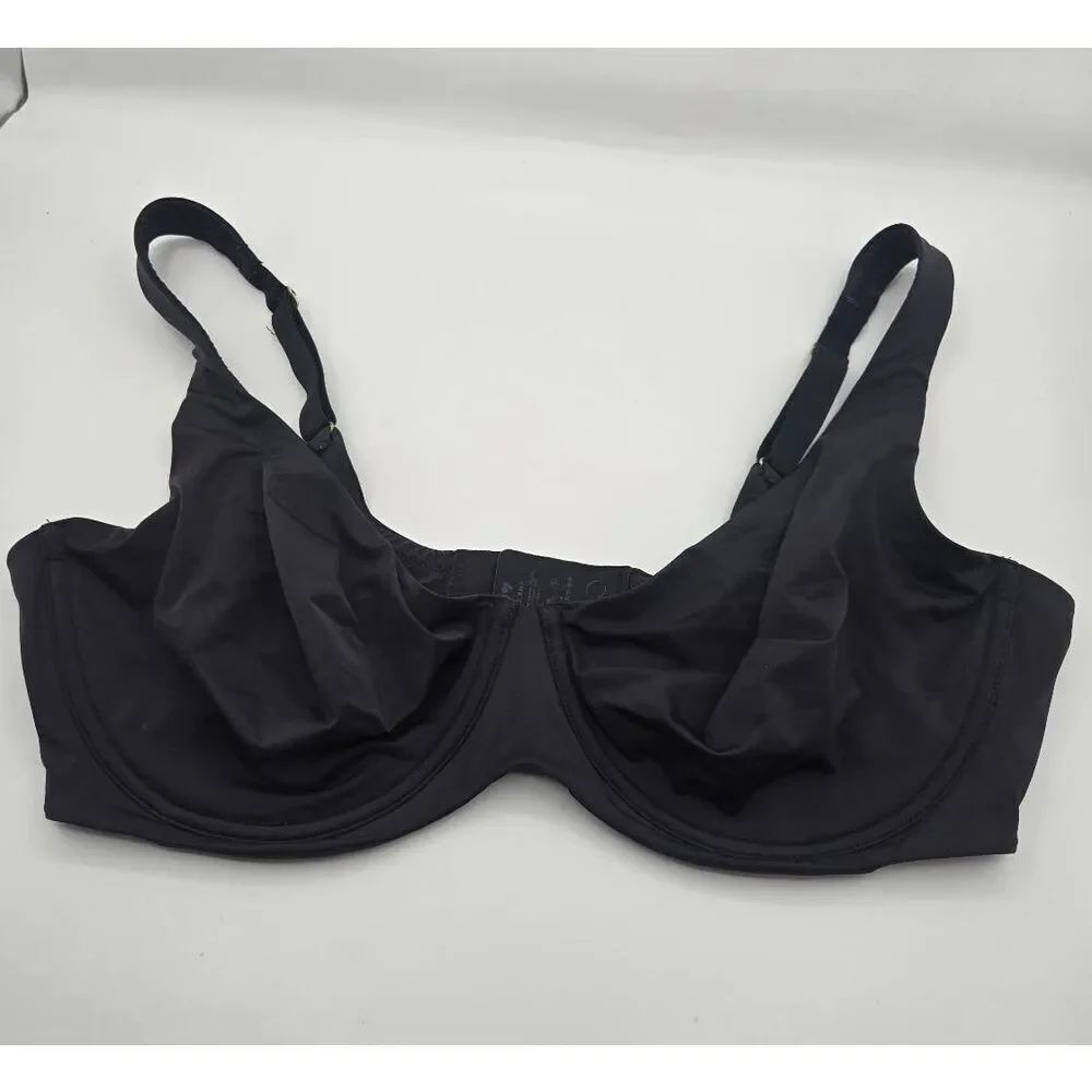 Cuup Bra Size 40E The Scoop Black Underwire